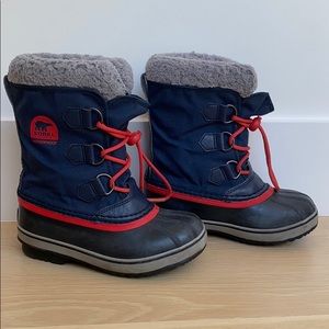 Boys Sorel Yoot Pac snow boot